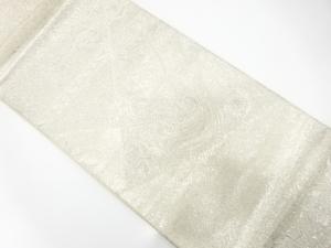 切りばめ風　花鳥模様織り出し　袋帯